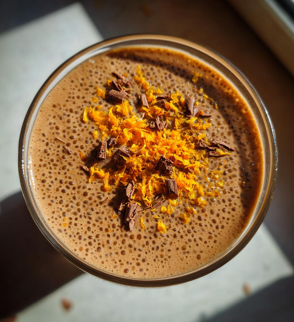 Chocolate Orange Chia Pudding - detail 1