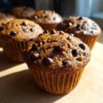 Chocolate Peanut Butter Banana Muffins
