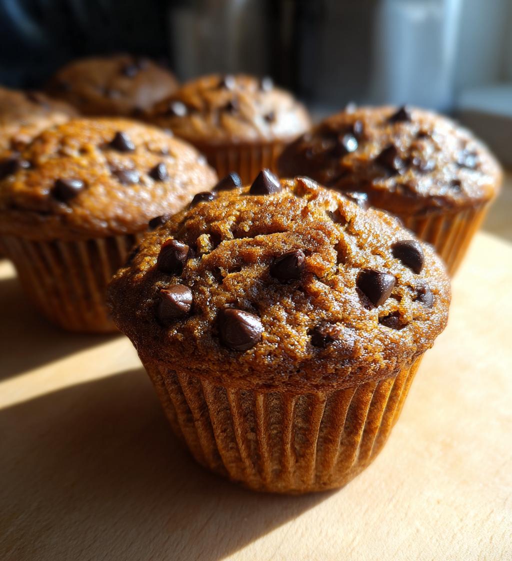 Chocolate Peanut Butter Banana Muffins