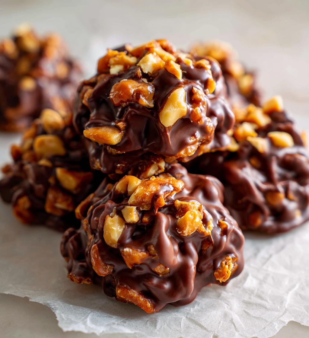 Chocolate Peanut Butter Haystacks