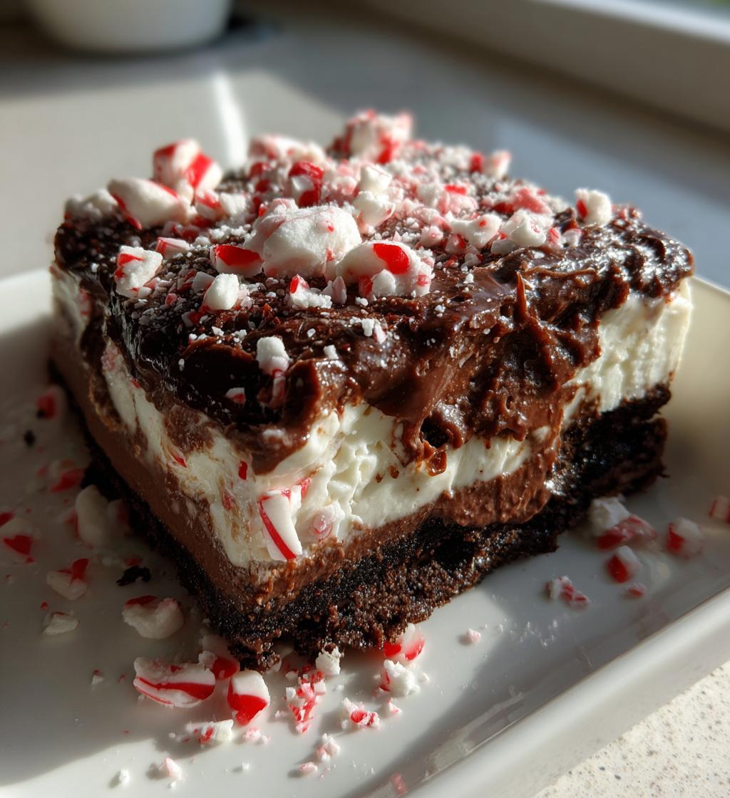 Chocolate Peppermint Lasagna - detail 1