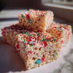 Christmas Rice Crispy Treats With Sprinkles