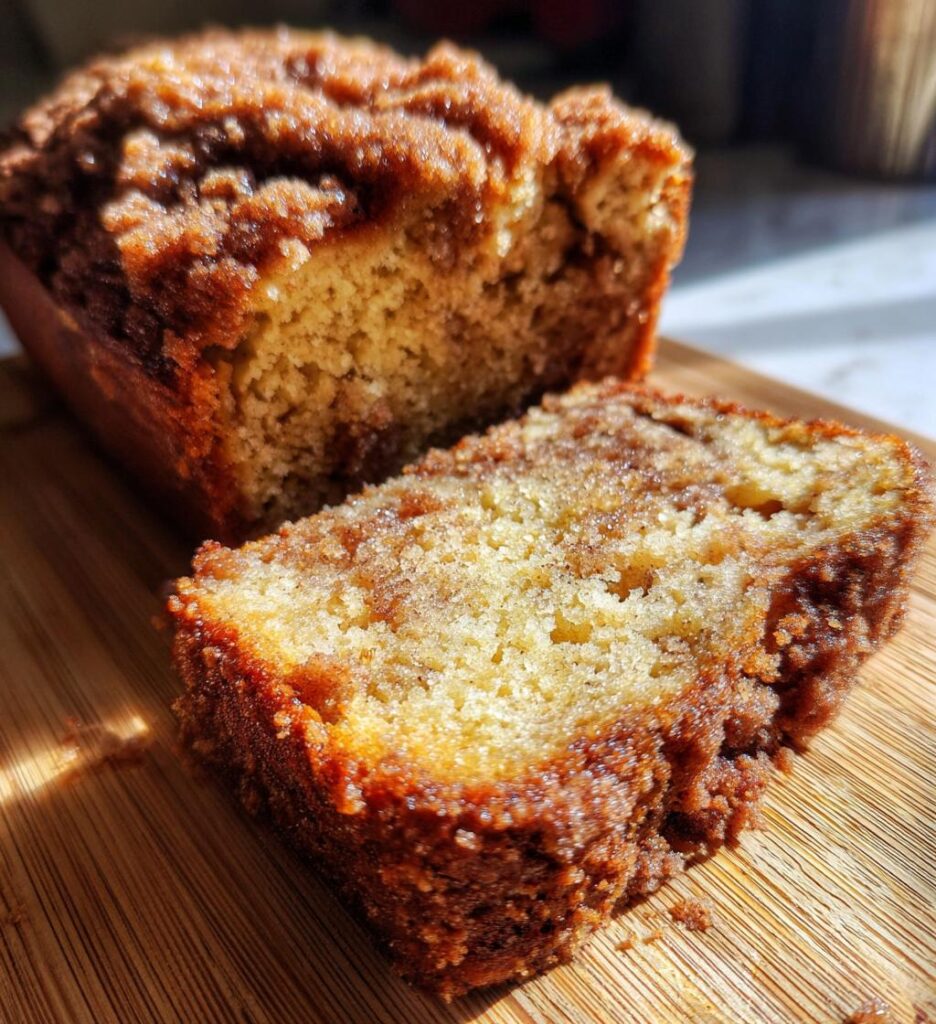 Cinnamon Crumb Banana Bread