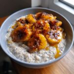 Cinnamon Maple Chia Seed Pudding with Bananas Foster Topping
