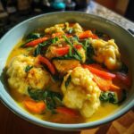 Coconut Curry Soup With Dumplings