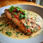 Coconut Lime Poached Salmon
