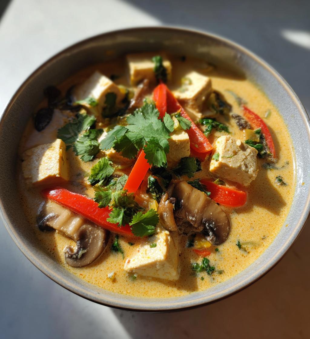 Coconut Tofu Soup - detail 1