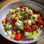 Cottage Cheese and Chickpea Salad
