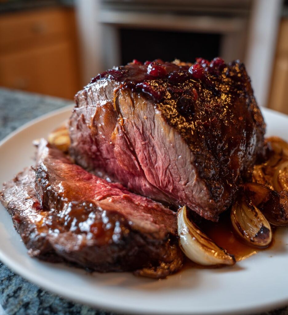 Cranberry Balsamic Roast Beef
