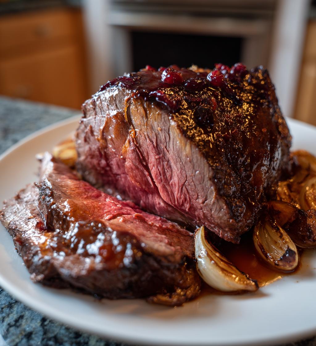 Cranberry Balsamic Roast Beef