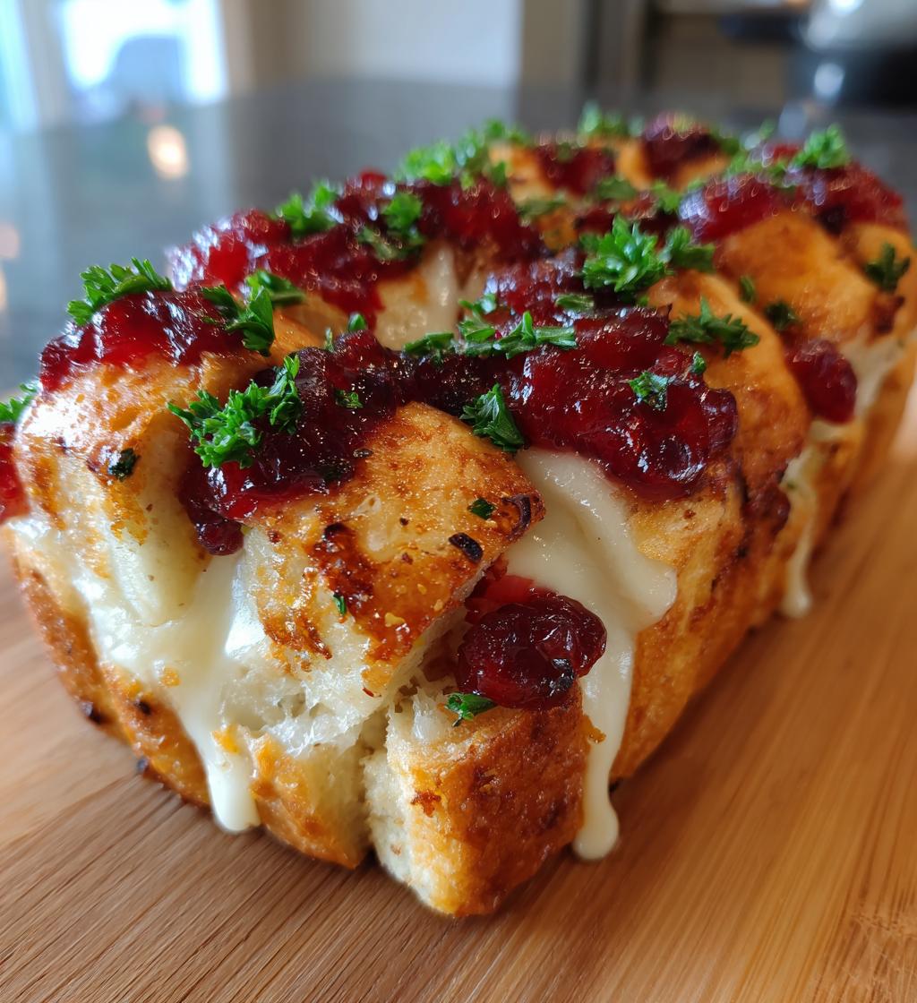 Cranberry Brie Pull-Apart Bread Bites