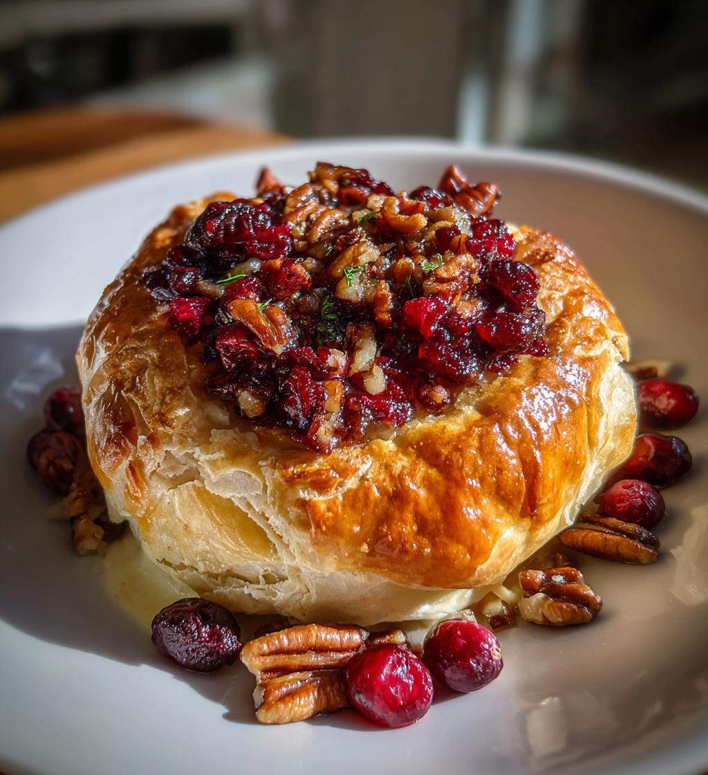 Cranberry Pecan Baked Brie