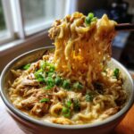 Creamy Cheesy Chicken Ramen
