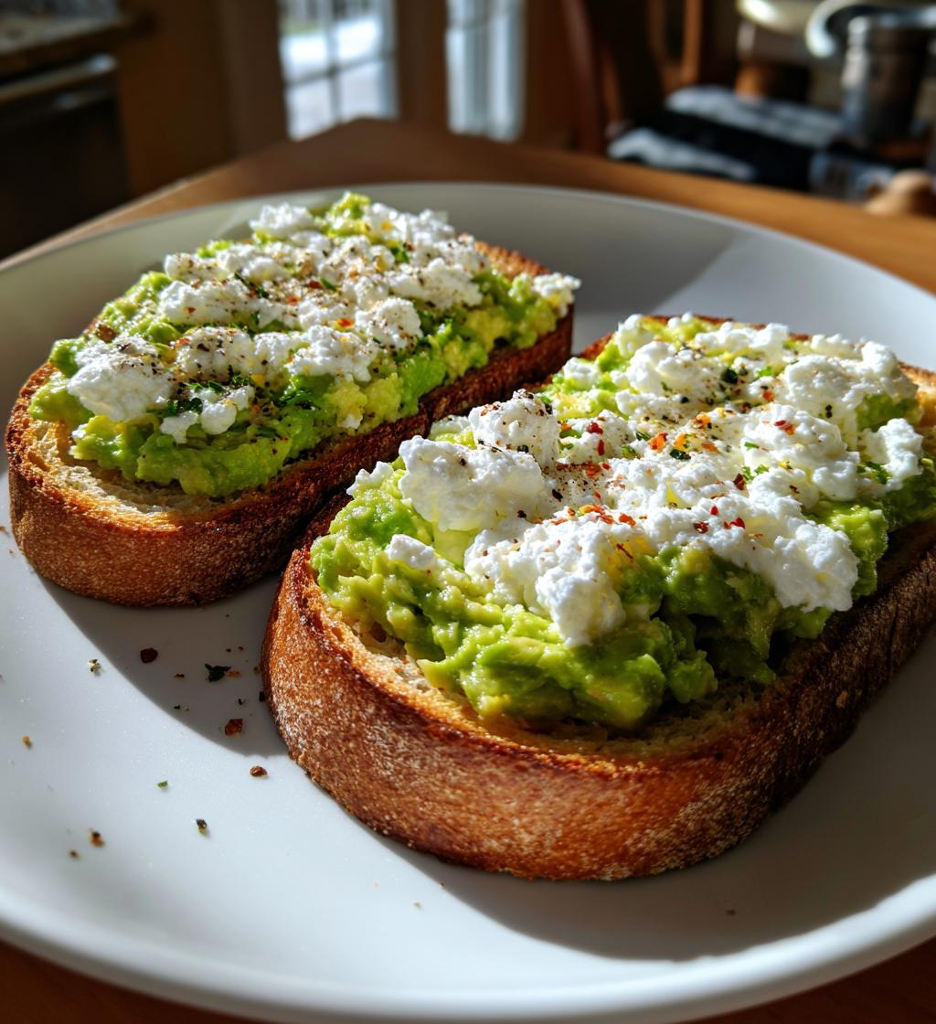 Creamy Cottage Cheese Avocado Toast - detail 1