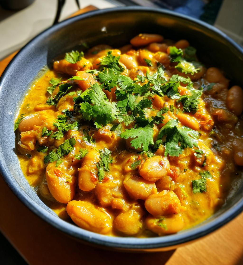 Creamy Curried Butter Beans - detail 1