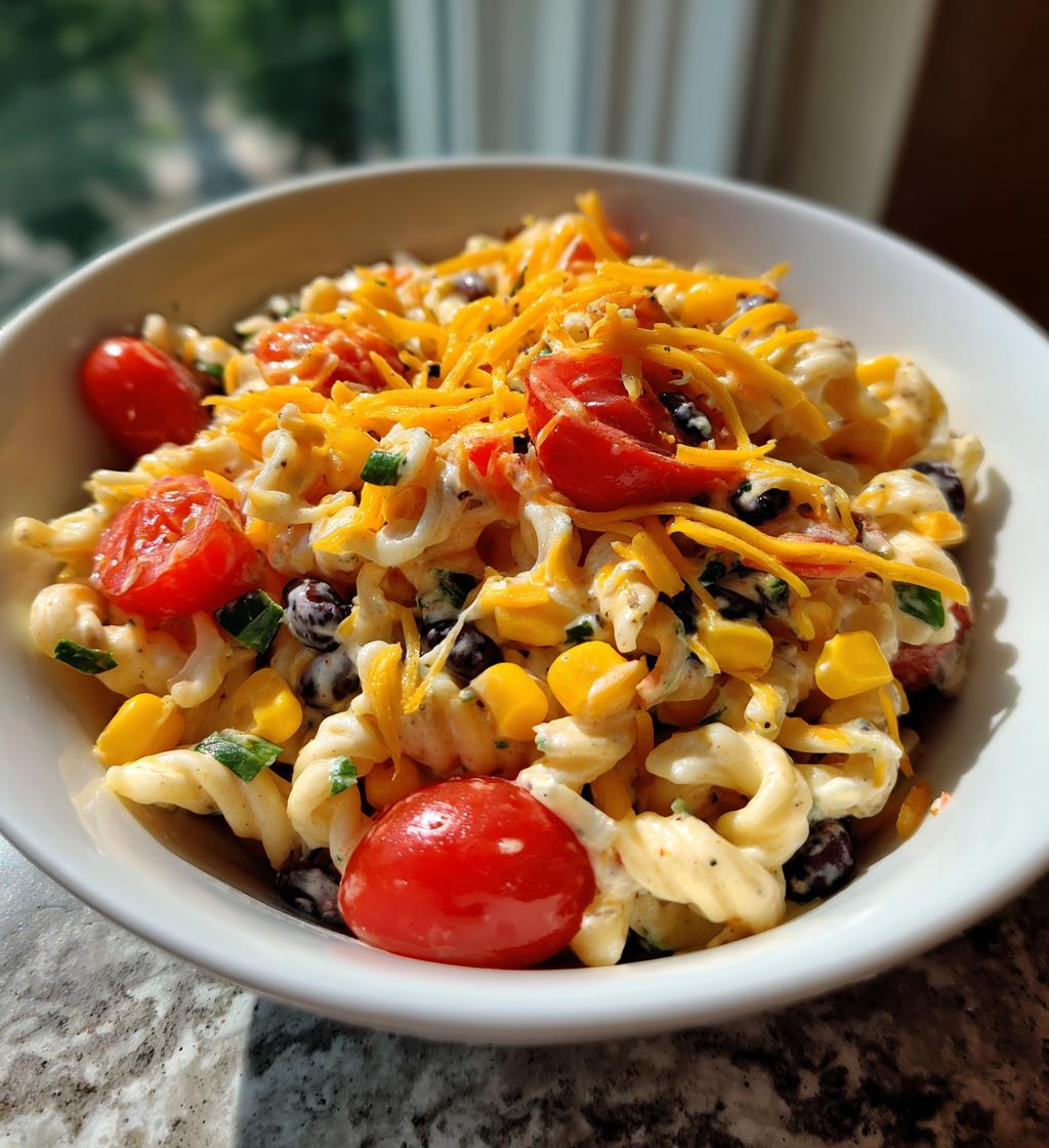 Creamy Ranch Taco Pasta Salad