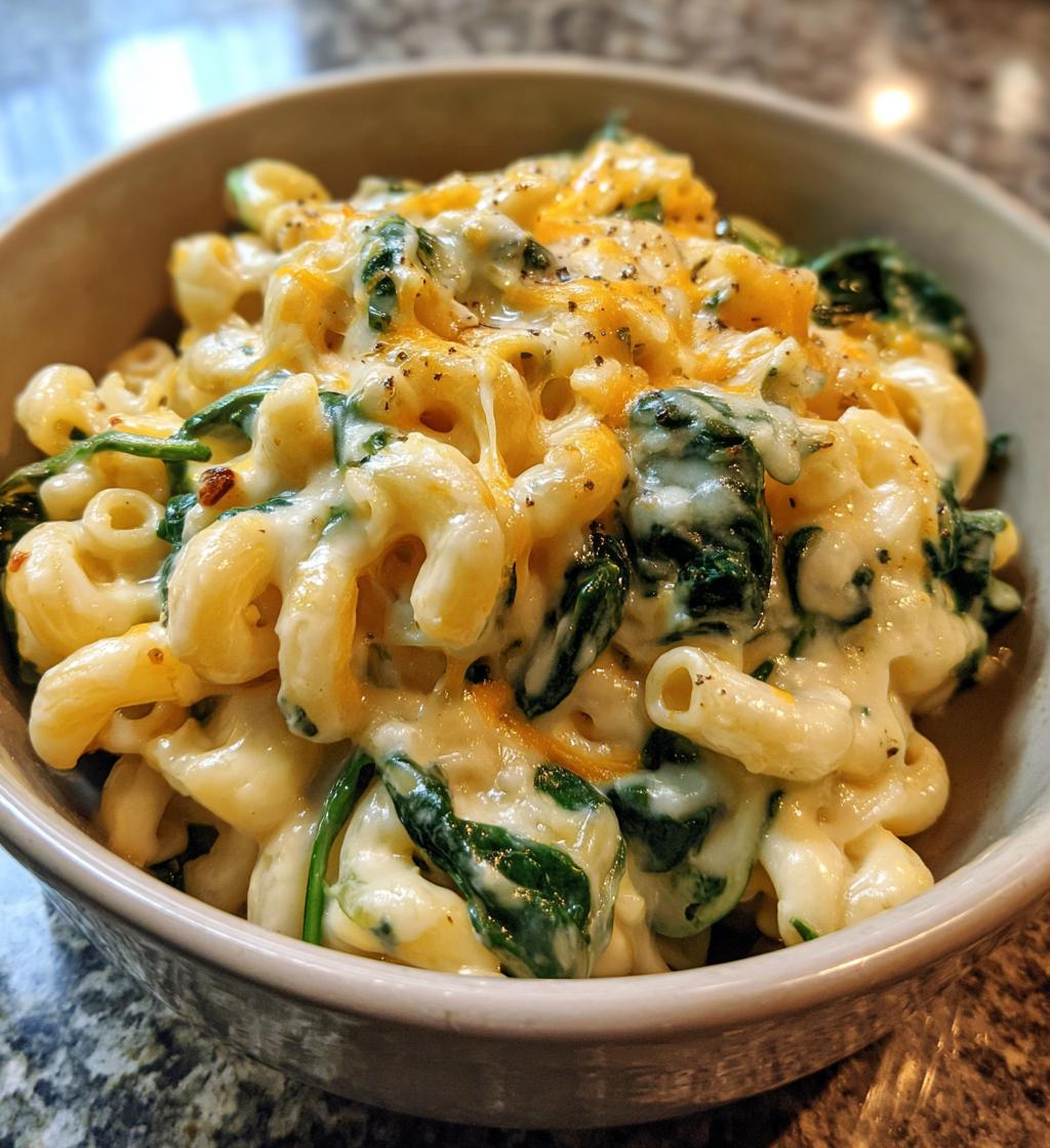 Creamy Spinach Mac and Cheese - detail 1