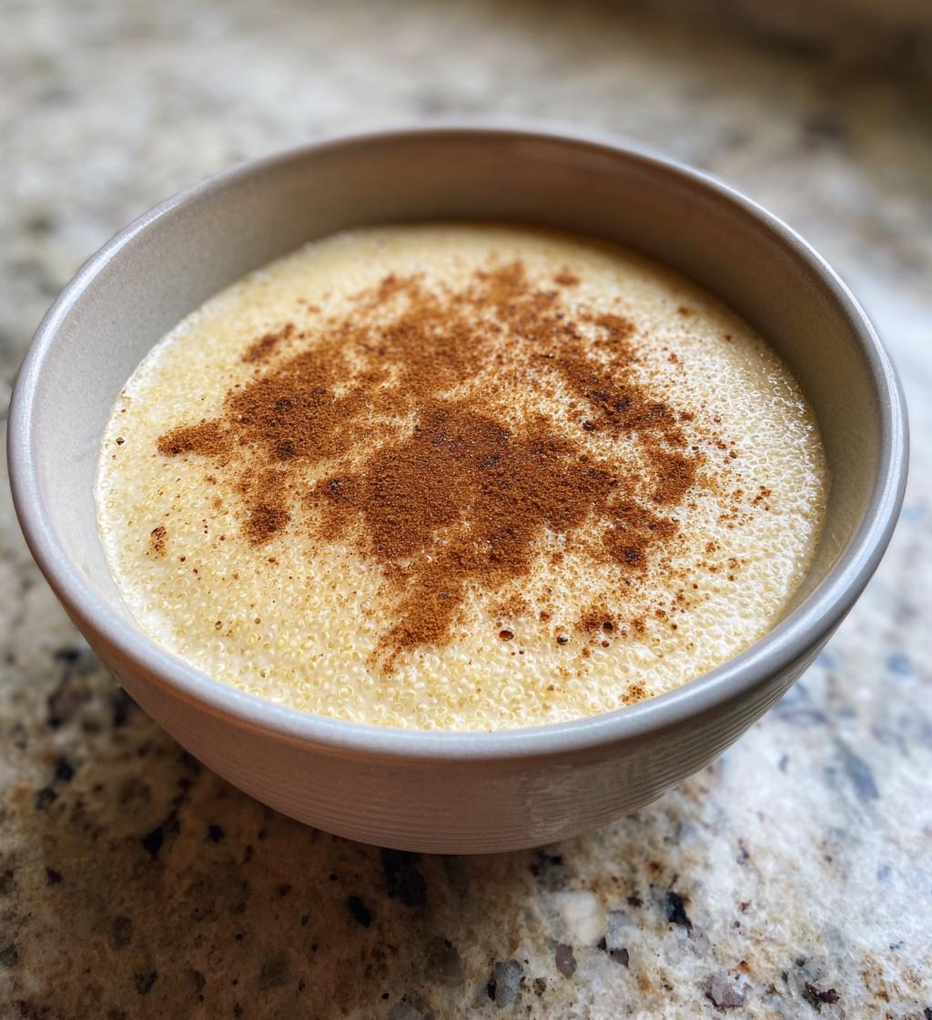 Creamy Vanilla Quinoa Pudding - detail 1