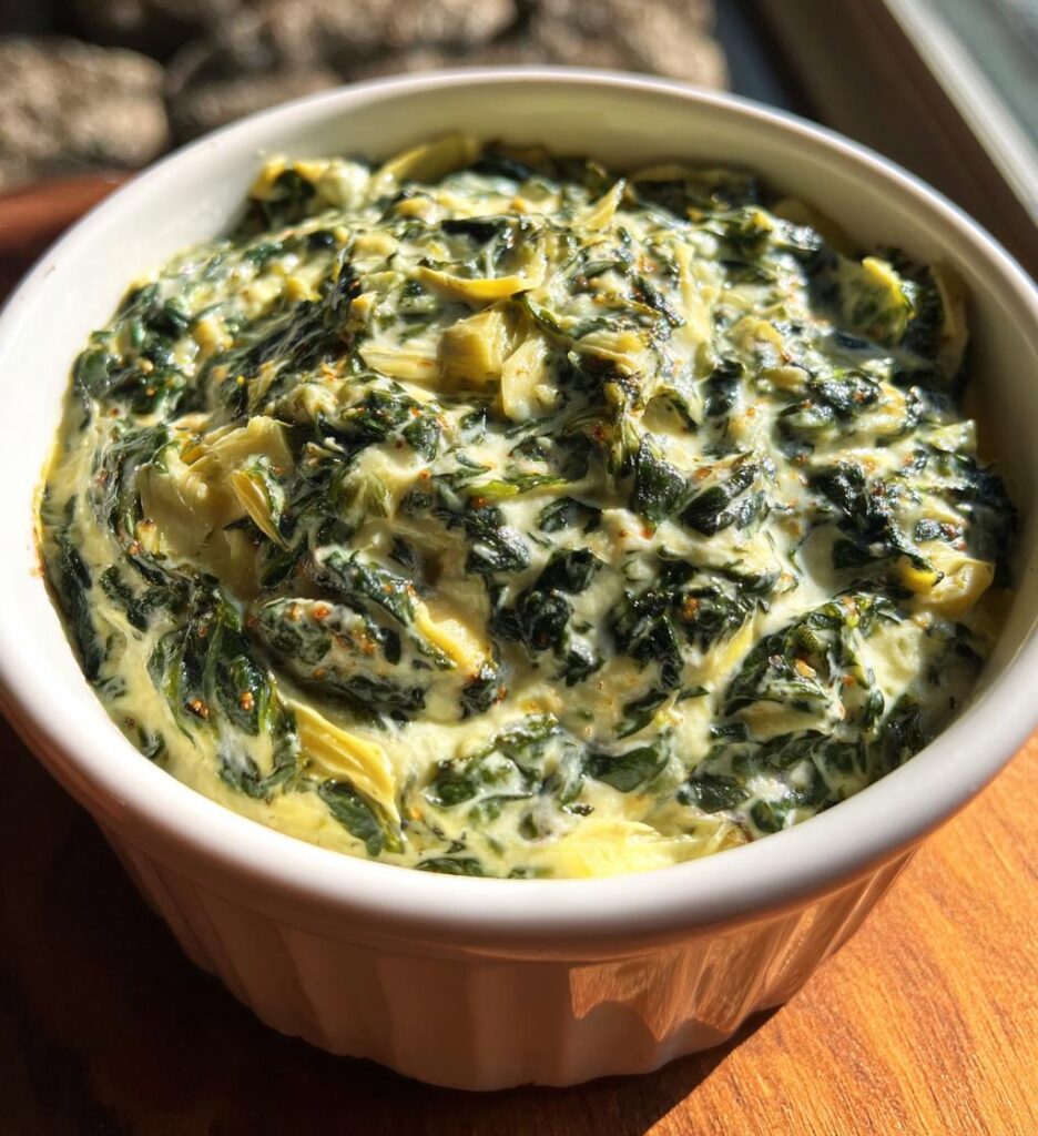 Creamy Vegan Spinach Artichoke Dip