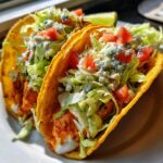 Crispy Buffalo White Bean Tacos