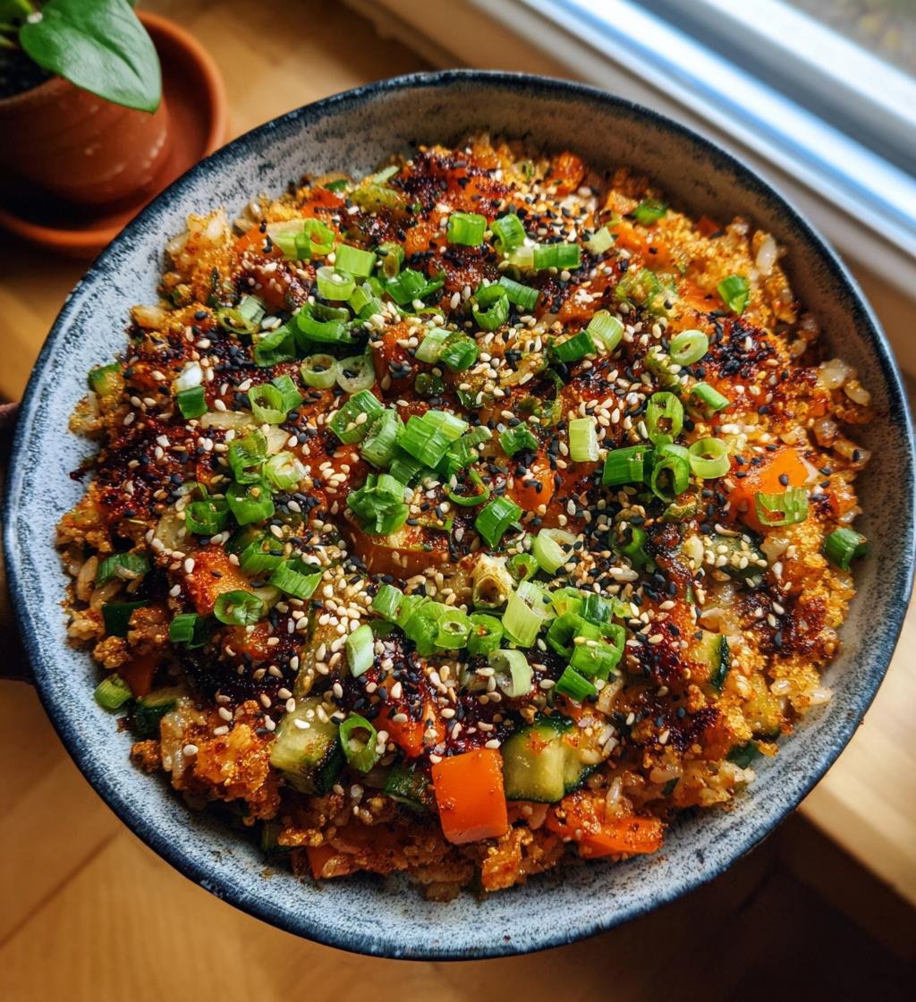 Crispy Gochujang Rice Salad - detail 1