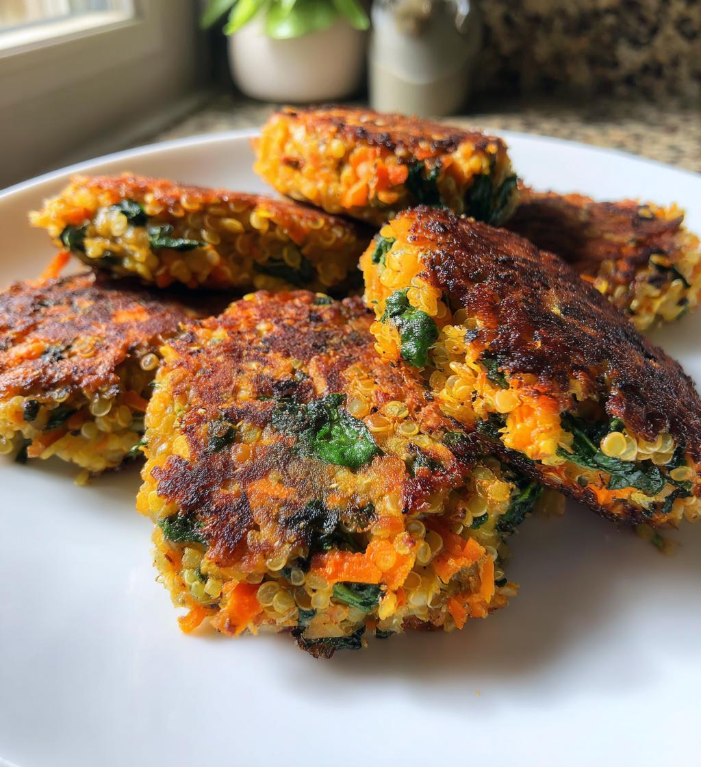 Crunchy Quinoa Veggie Patties - detail 1