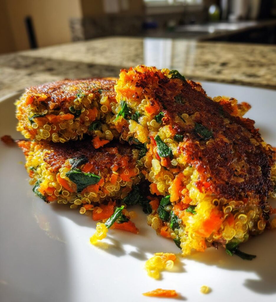 Crunchy Quinoa Veggie Patties