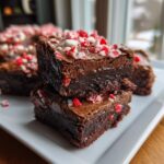 Dark Chocolate Peppermint Brownies