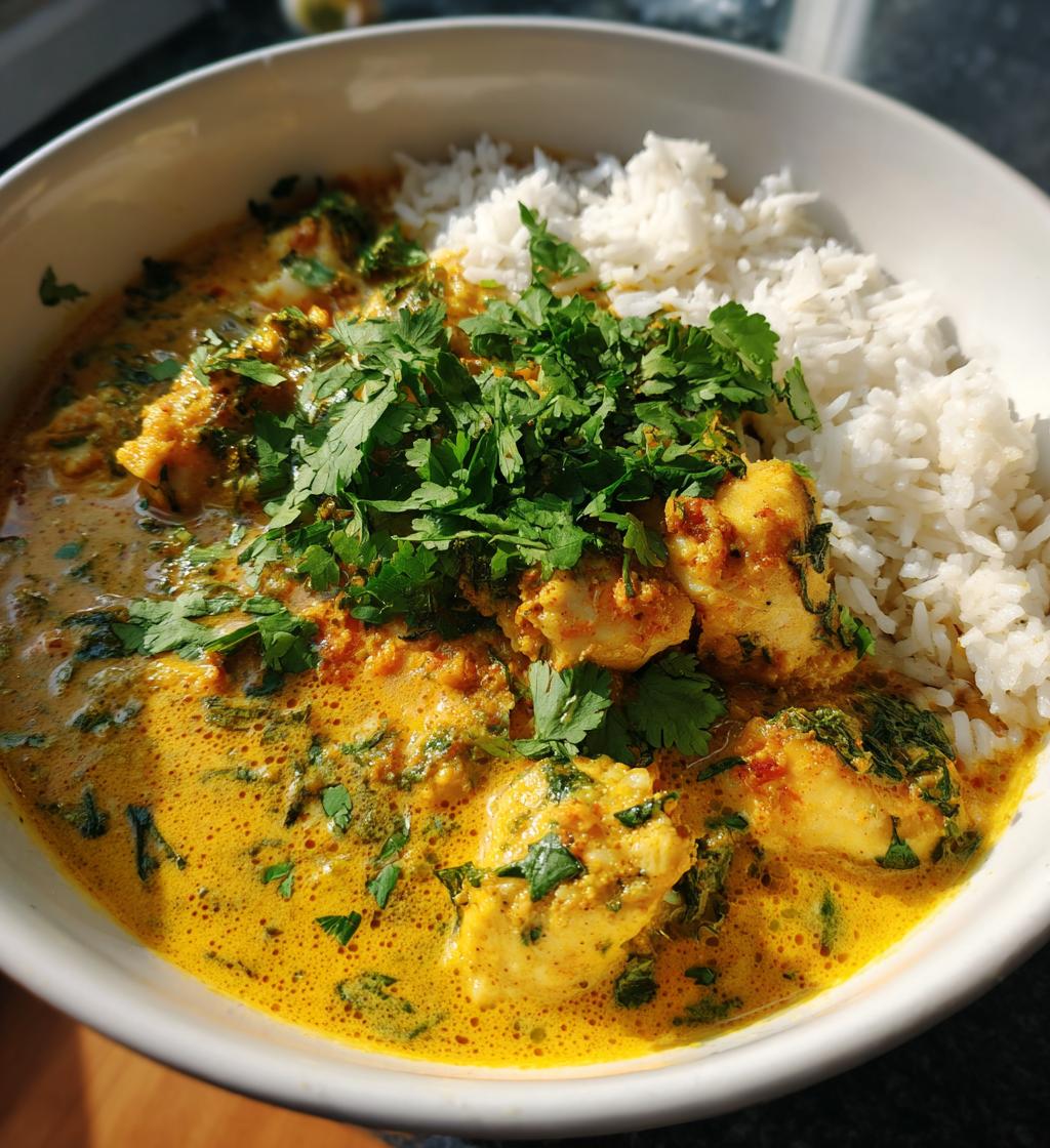 Easy Coconut Lime Fish Curry with Jasmine Rice - detail 1