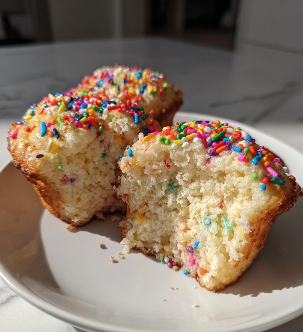 Easy Funfetti Greek Yogurt Muffins - detail 1