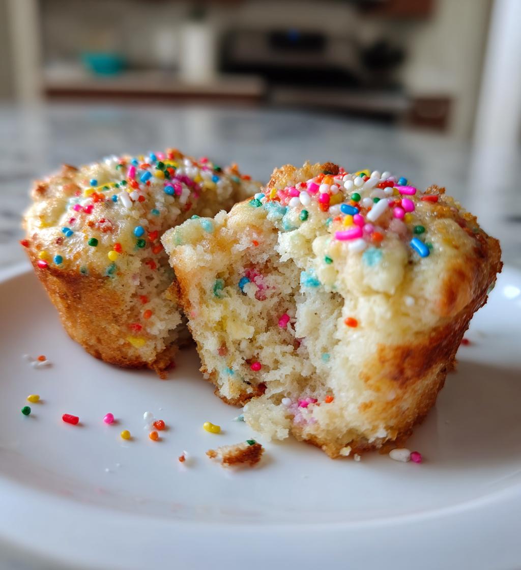 Easy Funfetti Greek Yogurt Muffins