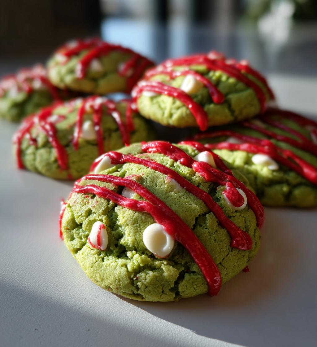 Easy Grinch Cookies