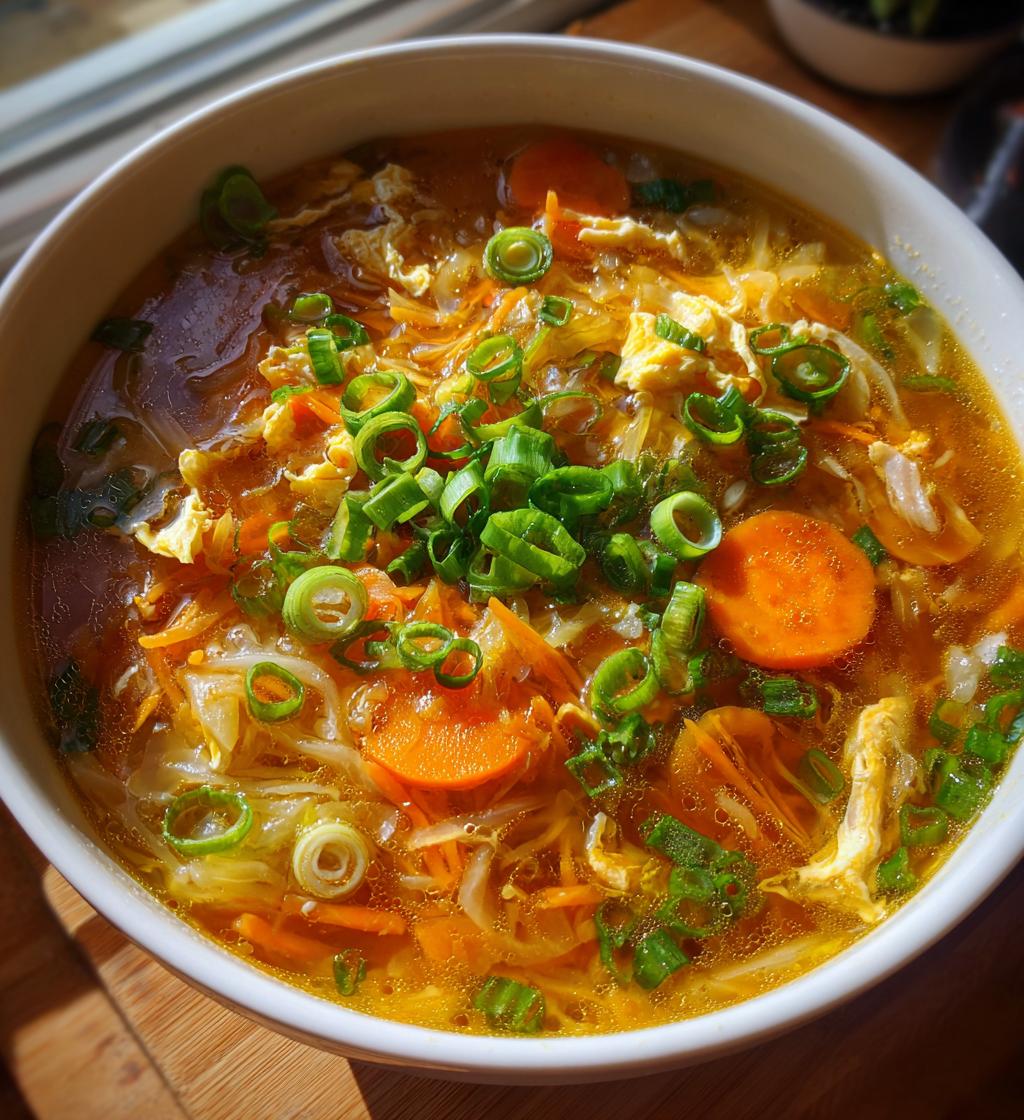 Egg Roll Soup - detail 1