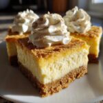 Eggnog Cheesecake Bars