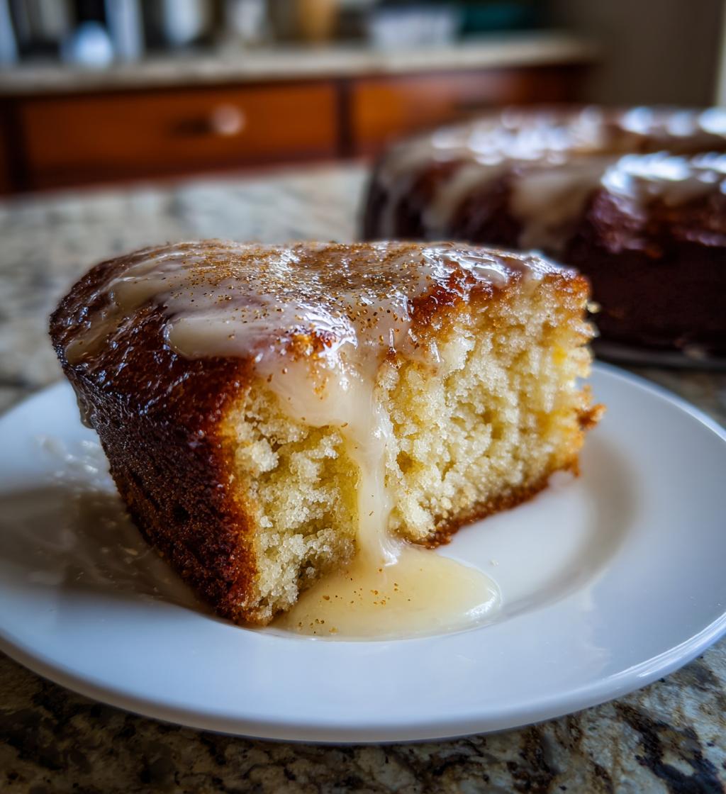 Eggnog Dump Cake