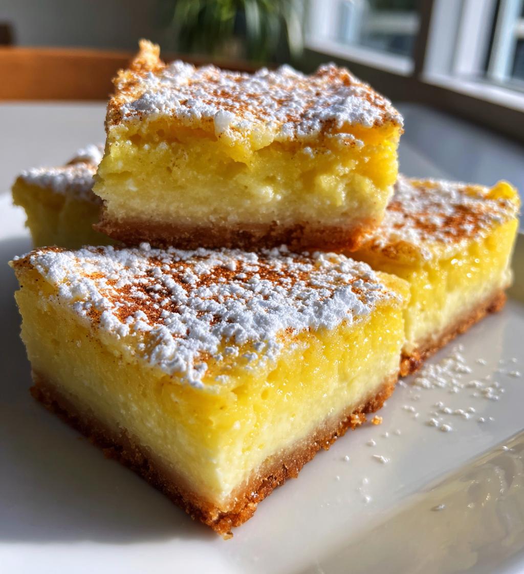 Eggnog Gooey Butter Bars - detail 1