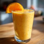 Fresh Carrot Orange Mango Smoothie