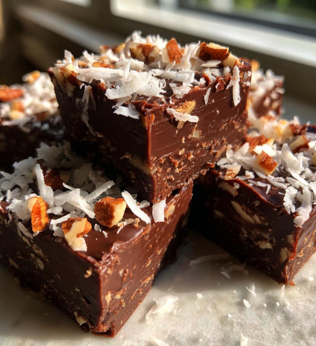 German Chocolate Fudge Delight