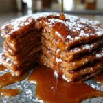 Gingerbread Pancakes With Spiced Syrup