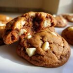 Gingerbread White Chocolate Chip Cookies