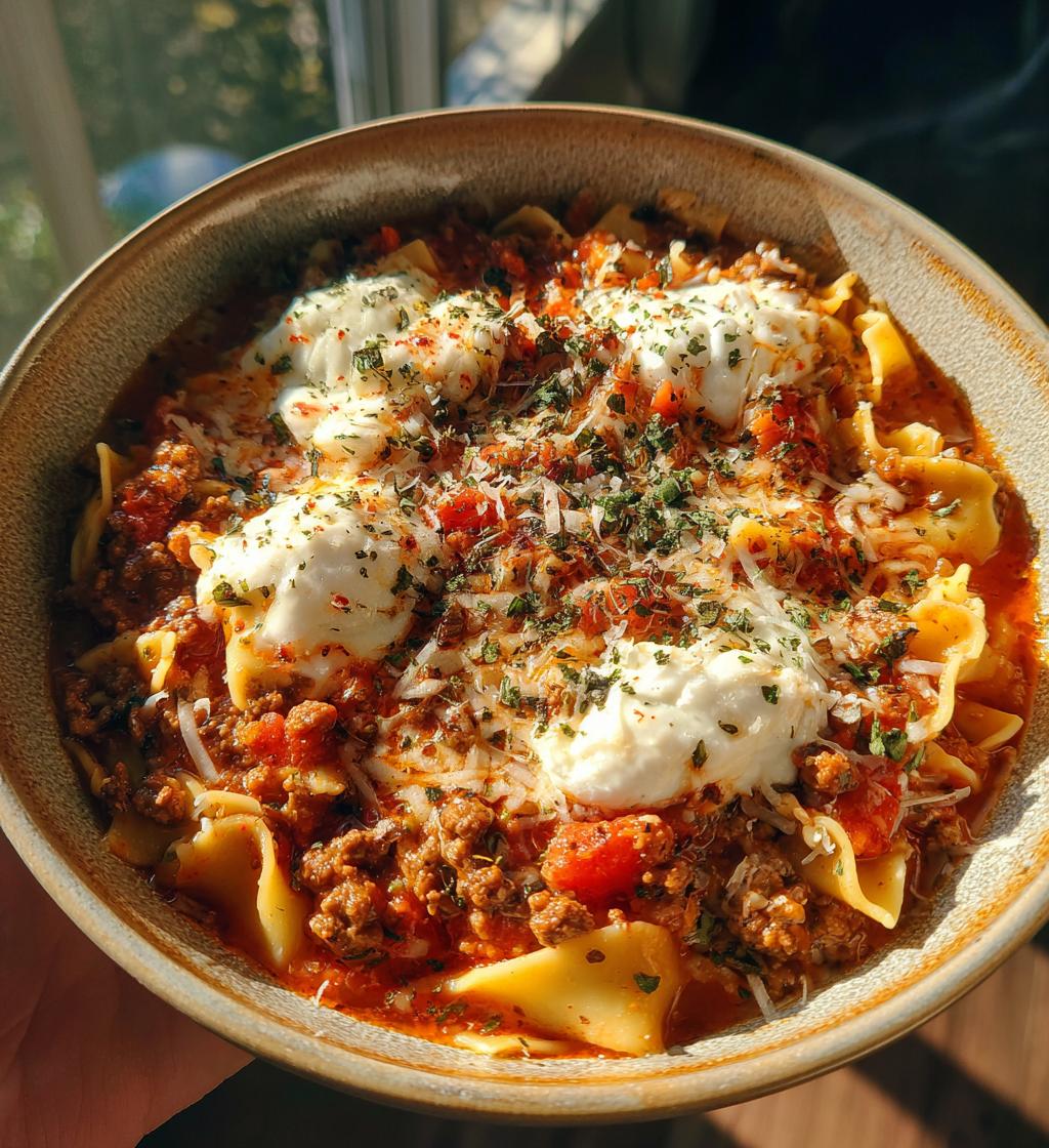 Gluten Free Lasagna Soup