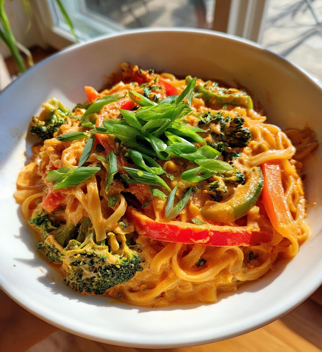 Gluten Free Red Curry Peanut Noodles - detail 1