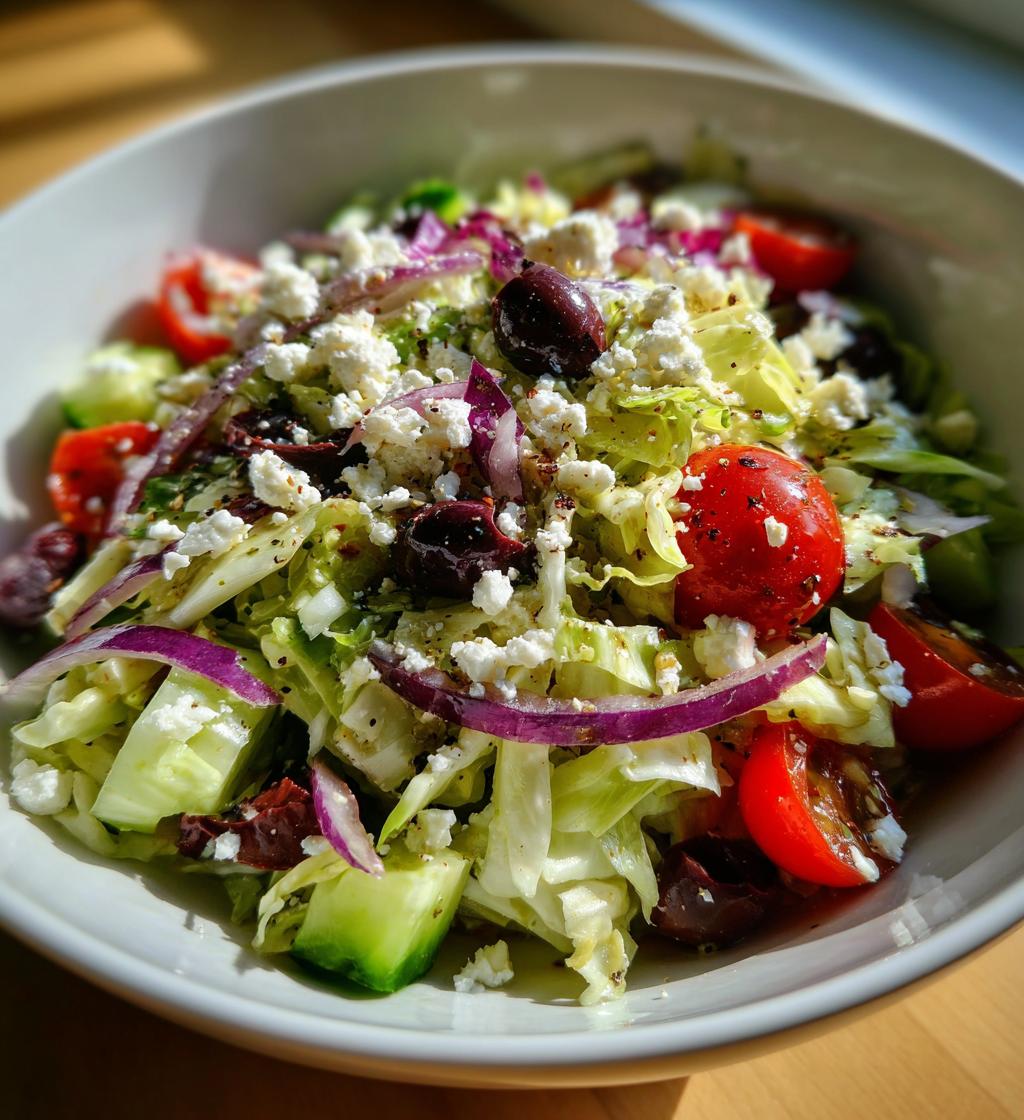 Greek Cabbage Salad - detail 1