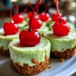 Grinch Mini Cheesecakes