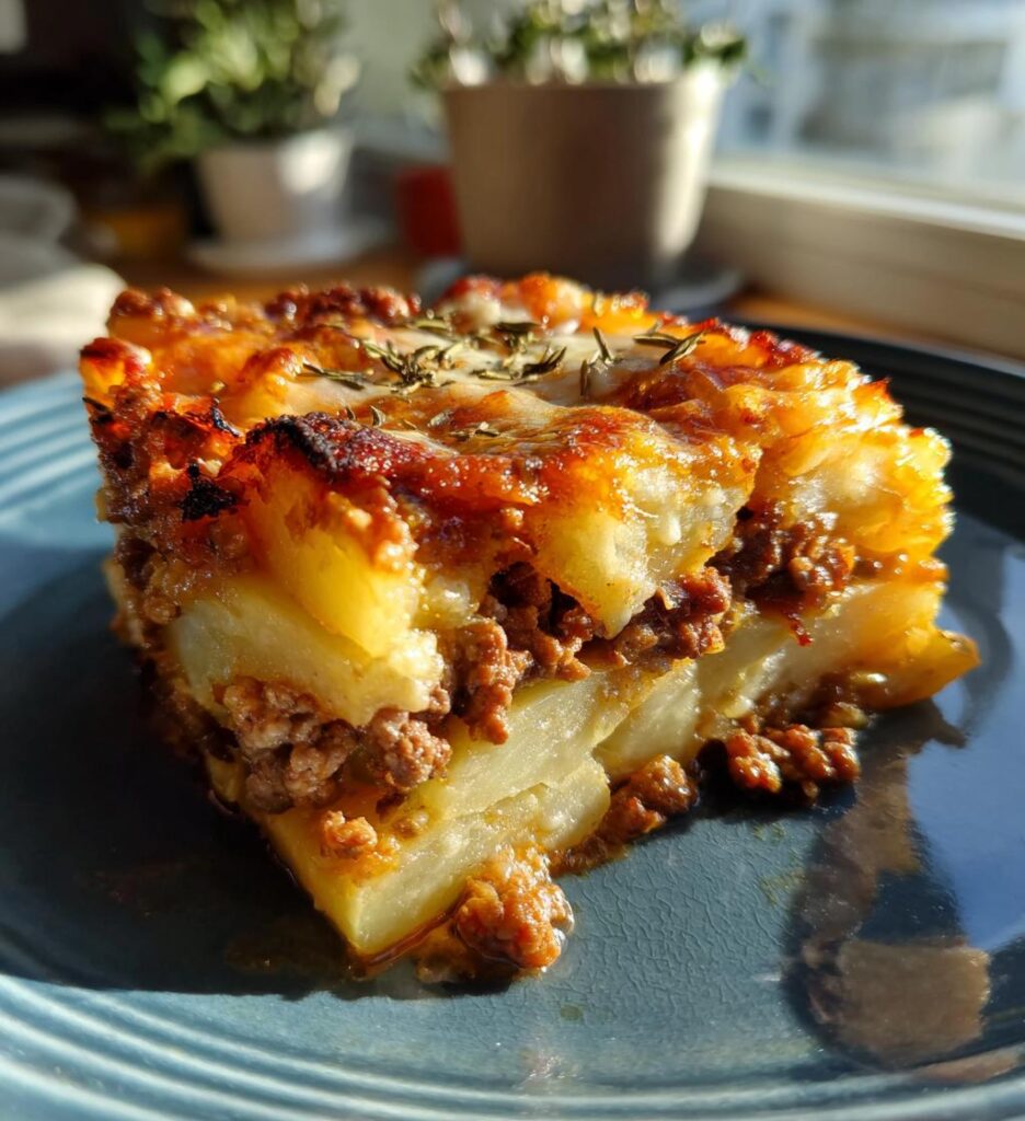 Ground Beef and Potatoes Casserole