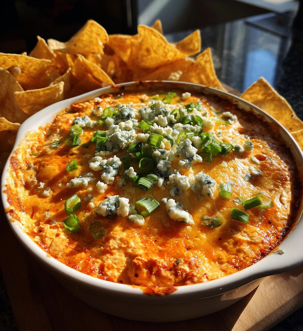 Halloween Buffalo Chicken Dip