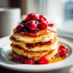 Healthy Cherry Pancakes