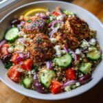 Healthy Greek Ground Chicken Bowls
