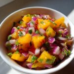 Healthy Peach Cherry Salsa