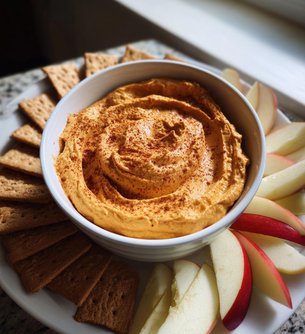 Healthy Pumpkin Pie Dip